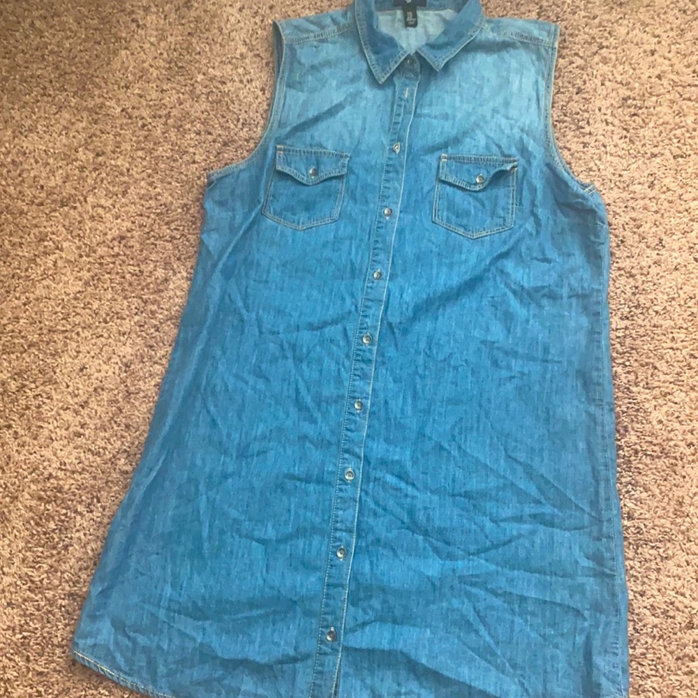 Denim Gap sleeveless dress size xl